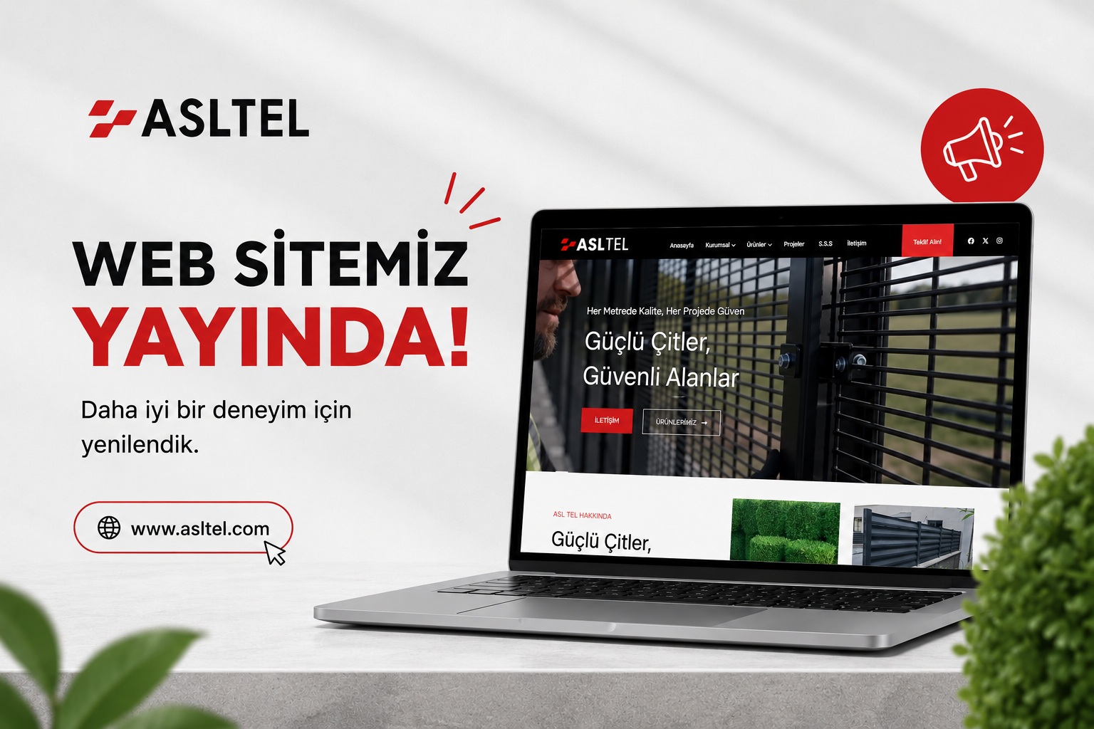 Web sitemiz yayinda